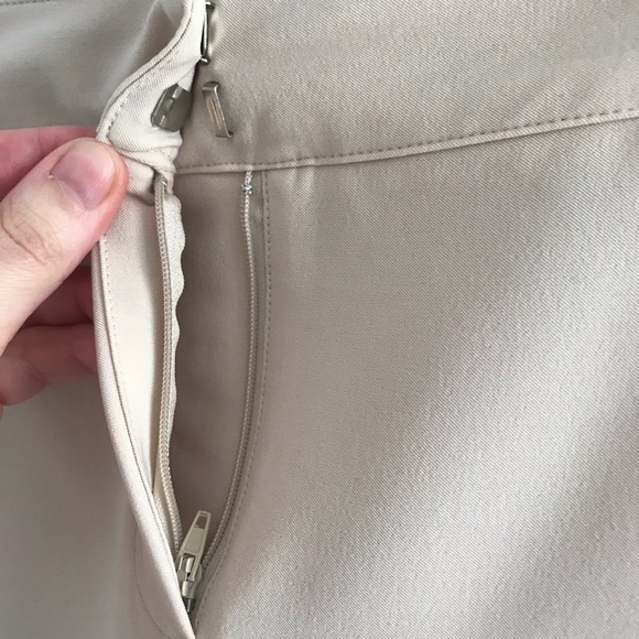 San Francisco High Waisted Cream Pleated Straight Leg Pants - Picture 6 of 16